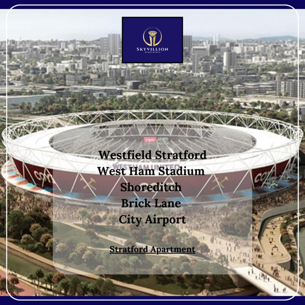 Skyvillion - Olympic View London Stratford Apartment ภายนอก รูปภาพ